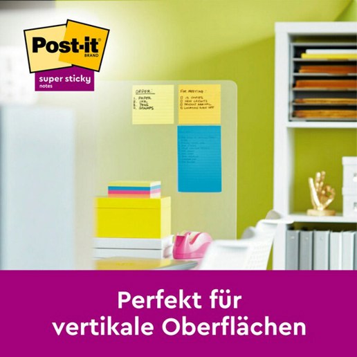 3M | Post-it® Super Sticky Notes Cosmic Collection, liniert, 101 mm x 152 mm