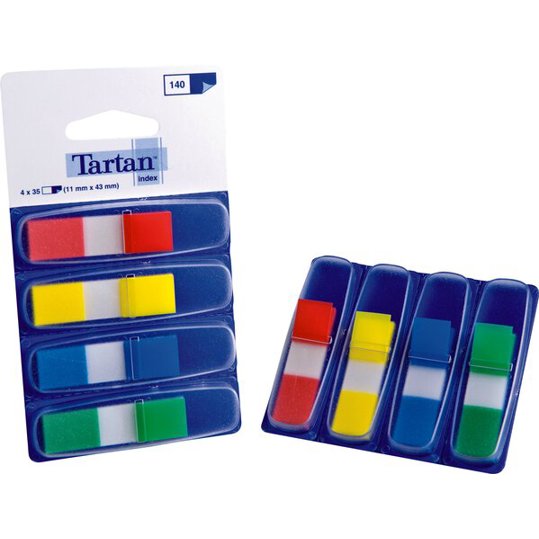 3M | Tartan™ Index, blau, gelb, grün, rot, 43.2 mm