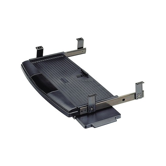 Hettich | Tastaturauszug, schwarz, mit Mousepad