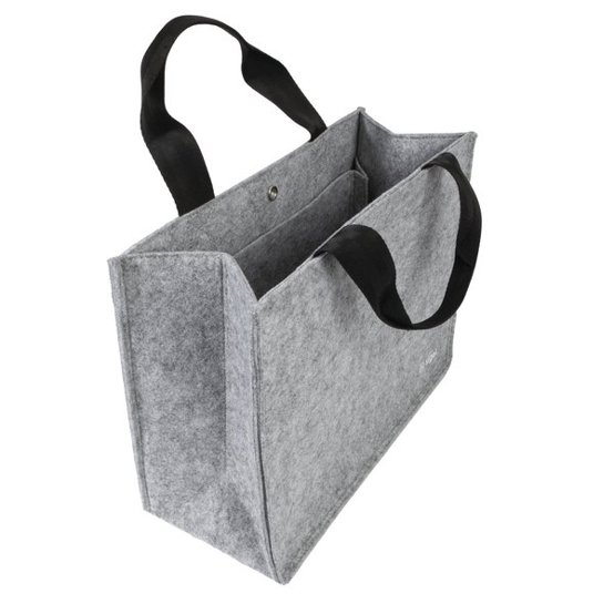 Sigel | Desk Sharing Bag Basic M BA430, faltbar, hellgrau, 15,4 Zoll