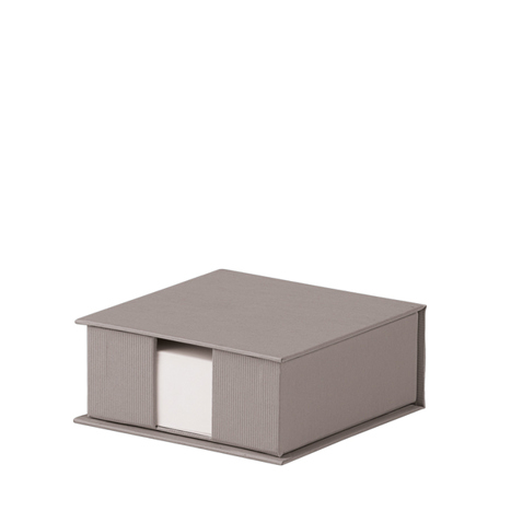 Rössler Papier | Karton Graubraun, 110 x 110 x 46 mm, 270 Blätter Kapazität