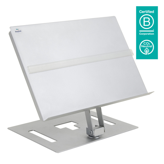 Dataflex | Addit Dokumentenhalter 402, verstellbar, magnetisches Zeilenlineal