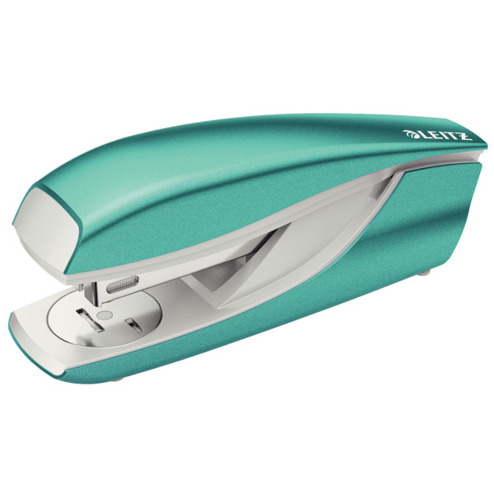 Leitz | Büroheftgerät NeXXt WOW, Metall, 30 Blatt, eisblau