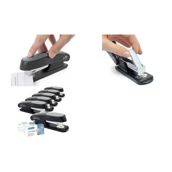 Rapesco | Heftgerät Sting Ray Business Pack, 20 Blatt Heftleistung, inkl. 6 Schachteln Heftklammern