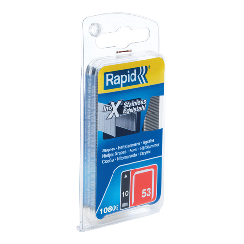 Rapid | Heftklammer 40109511, galvanisiert & 10 mm Schenkellänge
