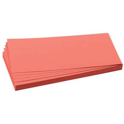 Franken | Klebezettel UMZ 1020 07, Rechteck Rot, 500 Blatt, Recyclingpapier
