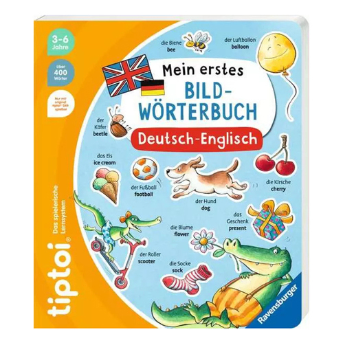 tiptoi | Mein erstes Bild-Wörterbuch Deutsch-Englisch, Kind, 3-6 Jahre, Mehrfarbig
