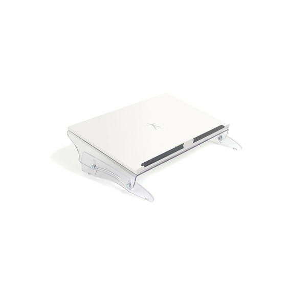 BakkerElkhuizen | FlexDesk 630 Dokumentenhalter, Acryl, höhenverstellbar