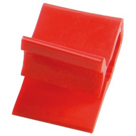 Laurel | Brief- oder Eckenklammer Zacko 3, rot, 15x22 mm