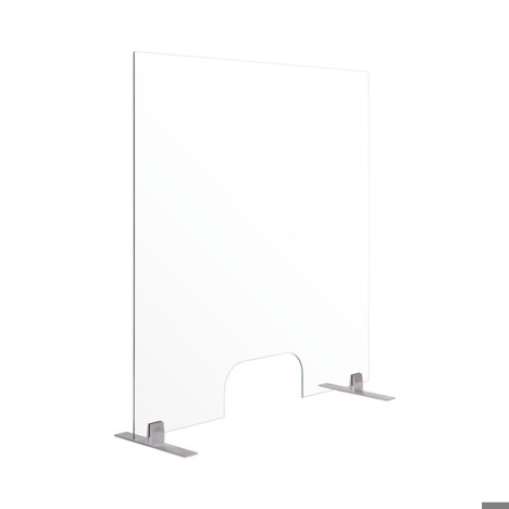 Bi-silque | Thekenaufsatz Spritzschutz, 90 x 90 cm