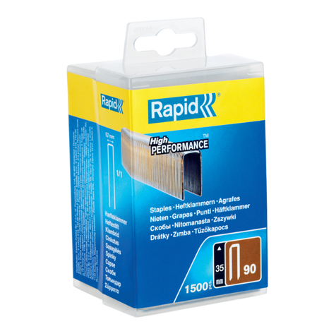 Rapid | Heftklammer 5000126, verzinkt, 1500 Stück