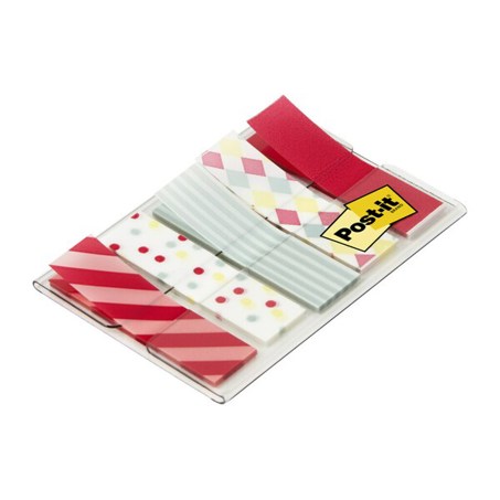 3M | Index Haftstreifen Mini Candy Collection, 11.9 mm x 43.2 mm, 100 Haftstreifen/Spender