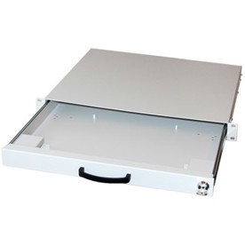 equip | Leere Tastatur-/Mausschublade 260410, teleskopierbar, abschließbar, 1 HE