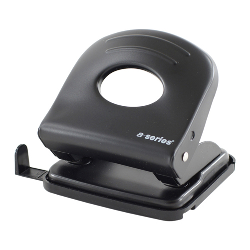 a-series | Locher AS1199, ca. 30 Blatt, Anschlagschiene, schwarz