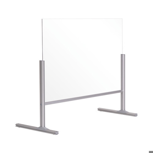 Bi-silque | Thekenaufsatz Spritzschutz, Glas, beschreibbar