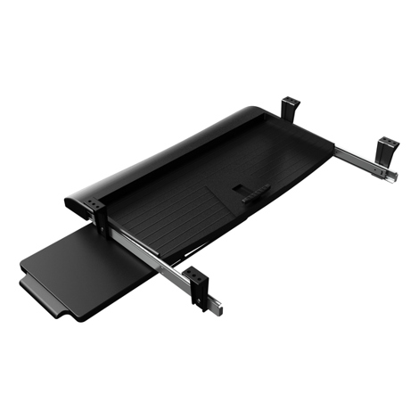 Dataflex | Tastatur- und Mausauszug 223, Schwarz, 779 mm Breite