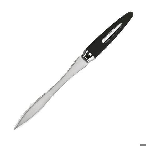 Ecobra | Brieföffner Cityline CREMONA, matt-schwarz, im Metall-Geschenketui K
