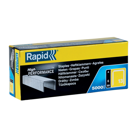 Rapid | Heftklammer 11830700, 5000 Stück, galvanisierter Stahl