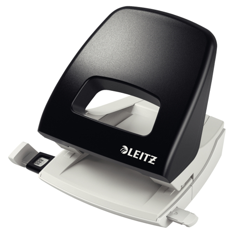 Leitz | Locher NeXXt, 25 Blätter, schwarz, Metall