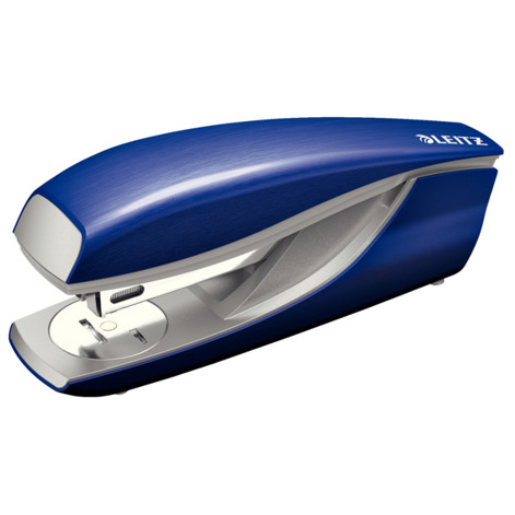 Leitz | Büroheftgerät NeXXt Style, 30 Blatt, Metall, titan blau