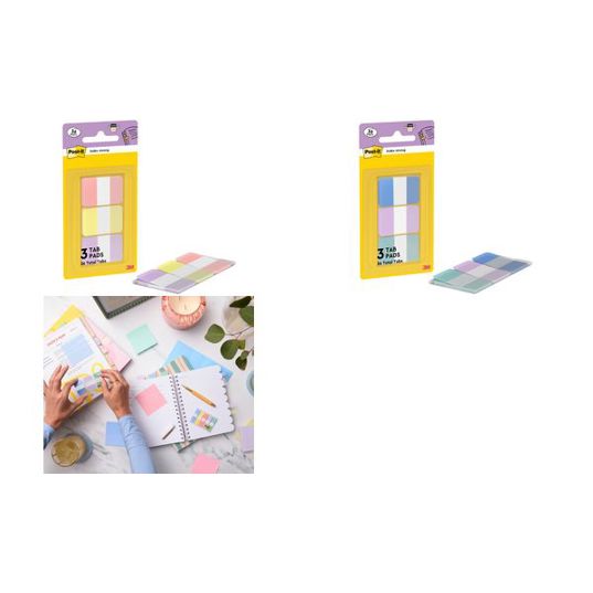 3M | Post-it Haftmarker Index Strong 686-3SUN, Pastell sortiert, 36 Stück