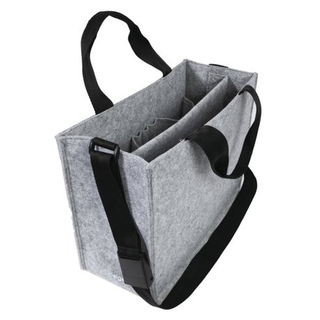 Sigel | Desk Sharing Bag BA408, für Laptop und Unterlagen, hellgrau