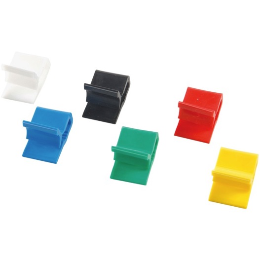 Laurel | Brief- oder Eckenklammer Zacko 3, farbig sortiert, 15x22 mm