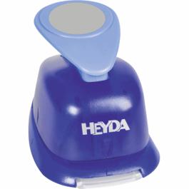 HEYDA | Motivstanzer Kreis 25mm, Blau, für Karton bis 220 g/m²