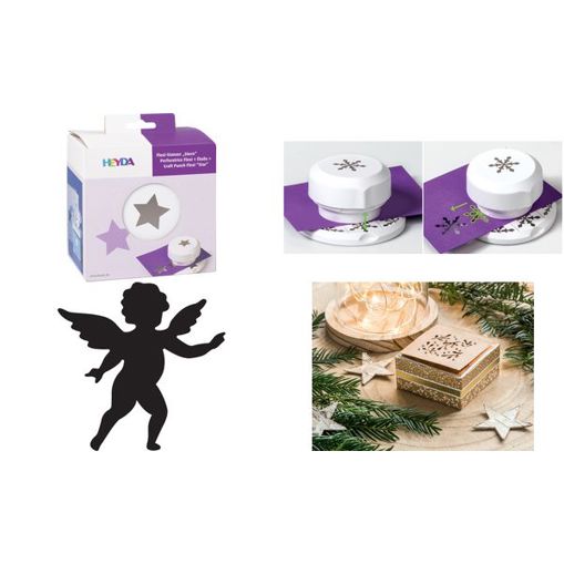 HEYDA | Motivstanzer "Flexi Stanzer", Engel / Putto, ca. 40 mm Motivgröße
