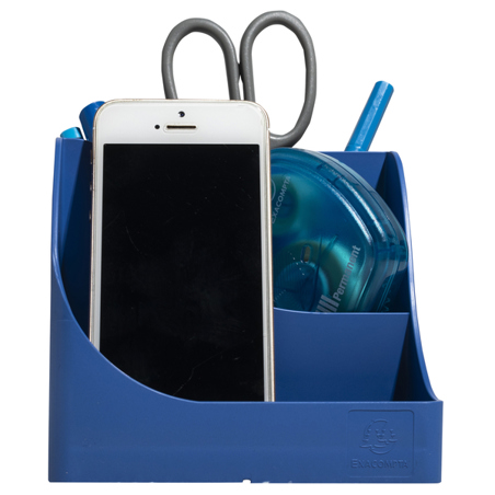Exacompta | Stifteköcher Pen Wave, 5 Fächer, royalblau, recycelt